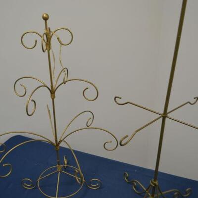LOT 560 TWO METAL TREES