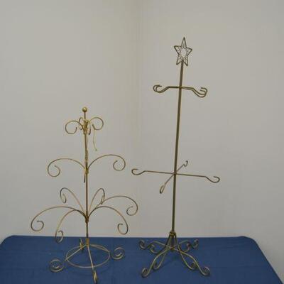 LOT 560 TWO METAL TREES