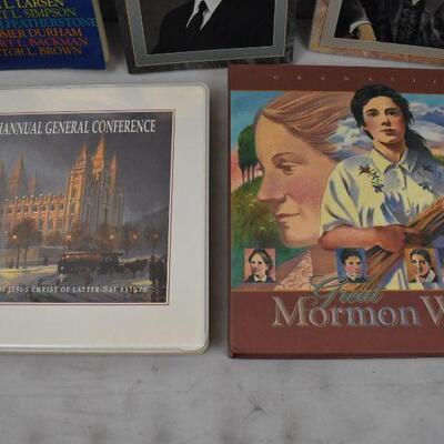 5 pc LDS Religious Mormon Books & Cassette Tapes