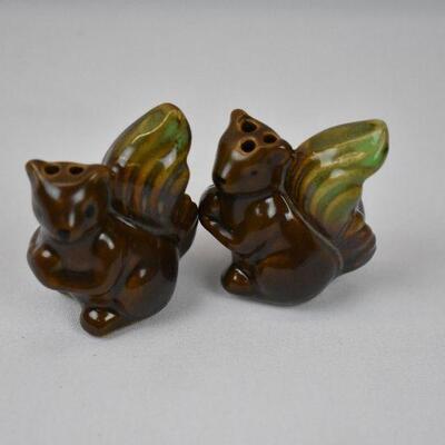 6 pairs Forest Set of Ceramic Salt and Pepper Shakers