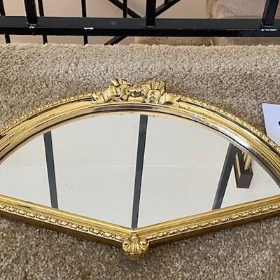Lot 688 - Fan shaped Mirror, Home Interiors