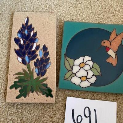 Lot 691 - Stoneware Trivets