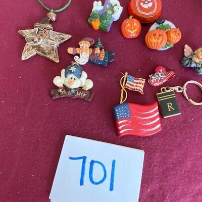 Lot 701 - Holiday Pins