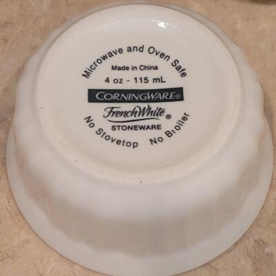 Lot 16: Corning Ware French White Stoneware lot