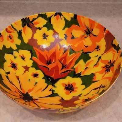 Lot 20: Mid Century Modern Fiberglass 11" Bowl