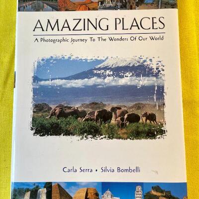 LOT 183  BOOK AMAZING PLACES A PHOTOGRAPHIC JOURNEY TO THE WONDERS OF THE WORLD