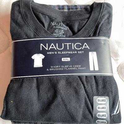 LOT 185  MEN'S SIZE 2XL SLEEPWARE SET NAUTICA 