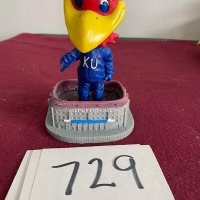 Lot 729 - KU Jayhawk Bobblehead