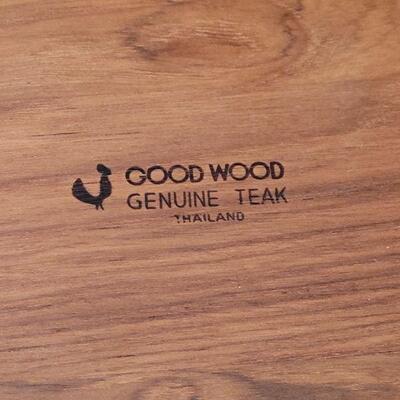 Lot 27: Mid Century Modern Teak and Other Wood Serving Charcuterie Boards & Trays