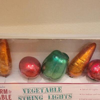 Lot 28: NEW (2) Boxes Vegetable String Light