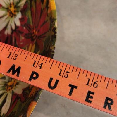 Lot 29: Mid Century Modern Fiberglass Bowl 14.5"