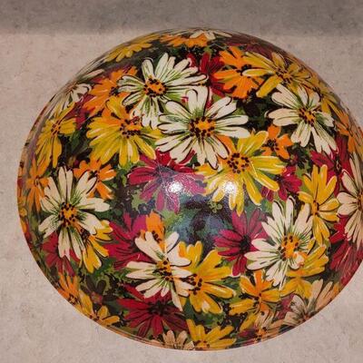 Lot 29: Mid Century Modern Fiberglass Bowl 14.5"