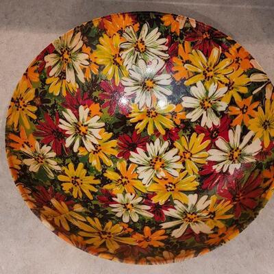 Lot 29: Mid Century Modern Fiberglass Bowl 14.5"