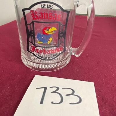 Lot 733 - KU Jayhawks Mug