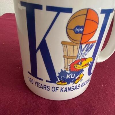 Lot 737 - KU Jayhawks large Mug