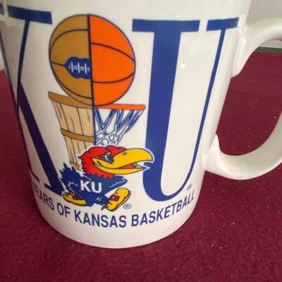 Lot 737 - KU Jayhawks large Mug