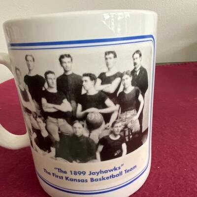 Lot 737 - KU Jayhawks large Mug