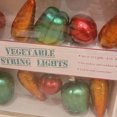 Lot 40: (2) NEW Boxes of Vegetable String Lights