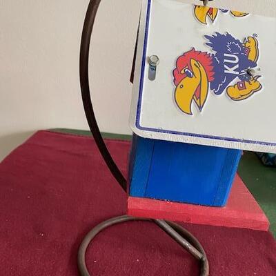 Lot 742 - KU Jayhawks Birdhouse