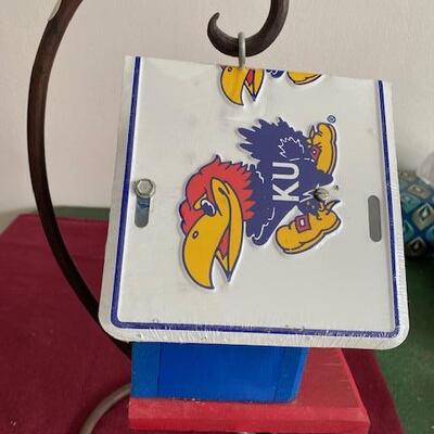 Lot 742 - KU Jayhawks Birdhouse