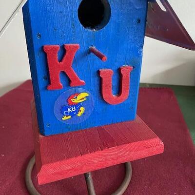 Lot 742 - KU Jayhawks Birdhouse