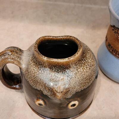 Lot 50: Artist Made Ceramic Mugs