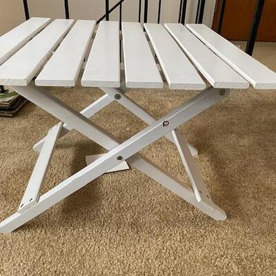 Lot 749 - Little White Folding Table