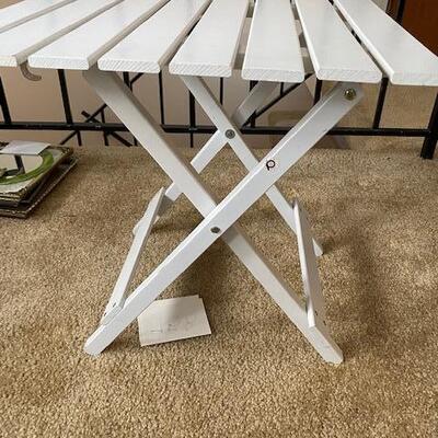 Lot 749 - Little White Folding Table