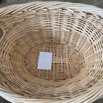 Lot 755 - Large wicker Laundry Basket