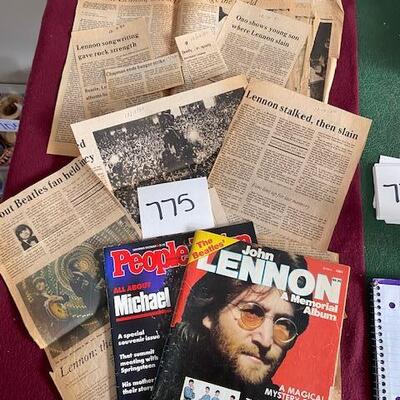 Lot 775 - John Lennon Memorabilia