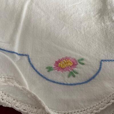 Lot 776 -Vintage Embroidered Pillowcases