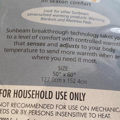 Lot 782 - Sunbeam Heated Throw