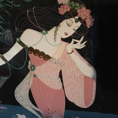 Large LILLIAN SHAO Signed Limited Edition â€œDemure Spiritâ€ 41â€ x 49â€ with LOA. LOT 47