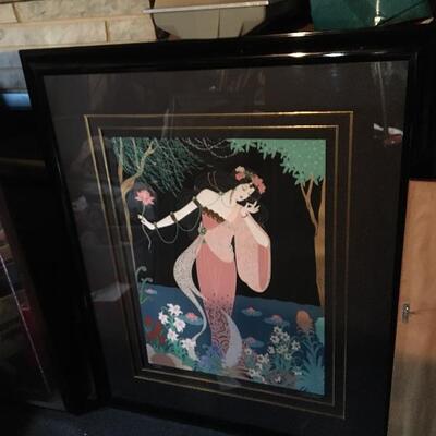 Large LILLIAN SHAO Signed Limited Edition â€œDemure Spiritâ€ 41â€ x 49â€ with LOA. LOT 47