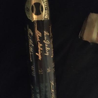Limited Edition MVP Signed 2 lb Bat with Box. LOT 50
