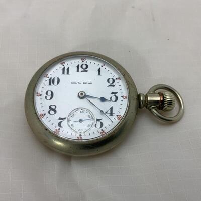 -2- SOUTH BEND | Open Face Swing-Out Pocket Watch | 17j | 1906 | Runner