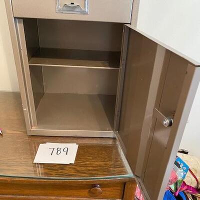 Lot 789 - Vintage Office Cabinet