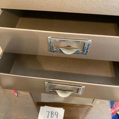 Lot 789 - Vintage Office Cabinet