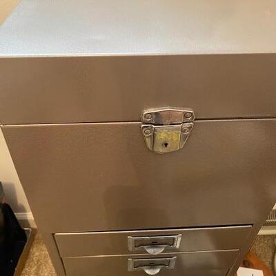 Lot 789 - Vintage Office Cabinet