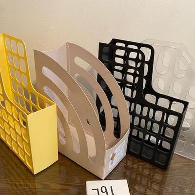 Lot 791 - Office Organizers