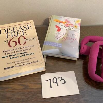 Lot 793 - books and weights