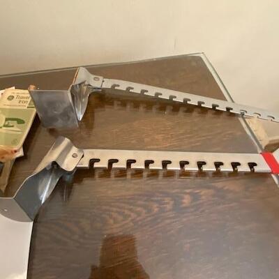 Lot 794 - Vintage Iron and Over the door hangers