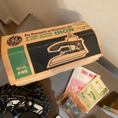Lot 794 - Vintage Iron and Over the door hangers