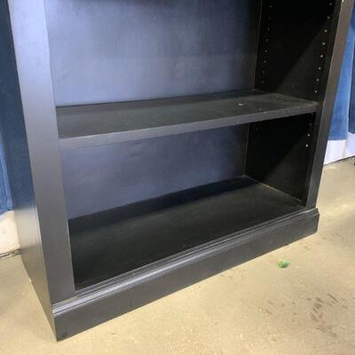 Black Bookshelf Great Condition SIZE: 32 across by 84 tall by 12 deep (inches)