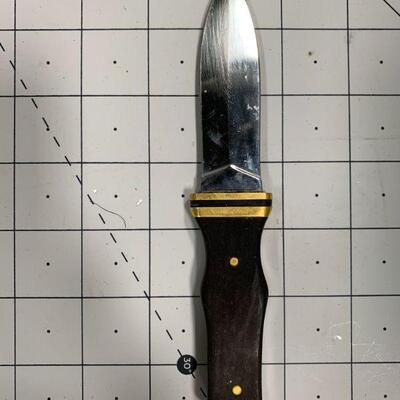 Knife with Gold Handle