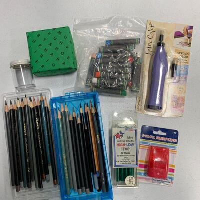 Craft Misc Spin Color Pencils Glue Sharpener