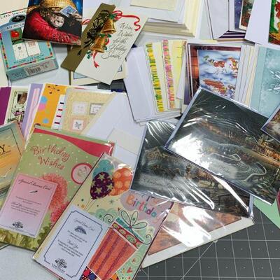 HUGE lot of holiday cards & envelopes