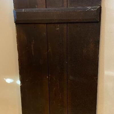 Lot# 101 Solid Wood Antique Door Repurpose Shabby Chic Pinterest 3 Boards Heavy Solid