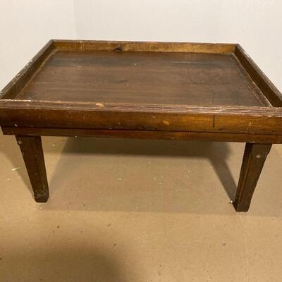 Lot# 102 Carved table Stool Low Table 