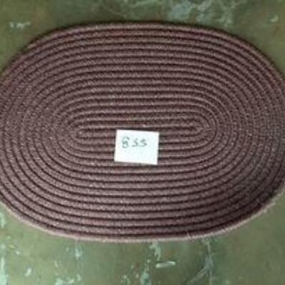 Lot 835 - Oval Braided Rug